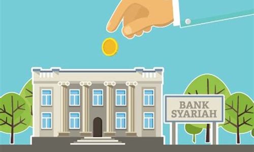 Ilustrasi bank syariah. 