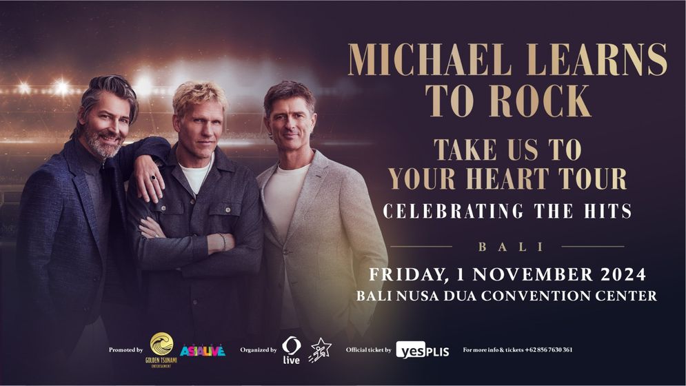 1 November 2024: Michael Learns To Rock Konser di Bali, Cek Link War Tiketnya