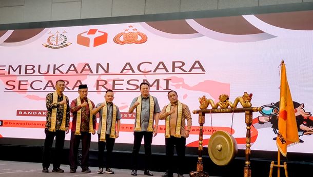 Sinergi Antar-Lembaga Diperkuat, Bawaslu Lampung Siap Hadapi Pemilihan 2024