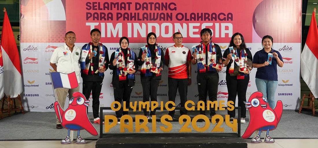 Aice Group mengapresiasi prestasi yang dicapai atlet nasional yang pulang setelah bertanding di Olimpiade Paris 2024 