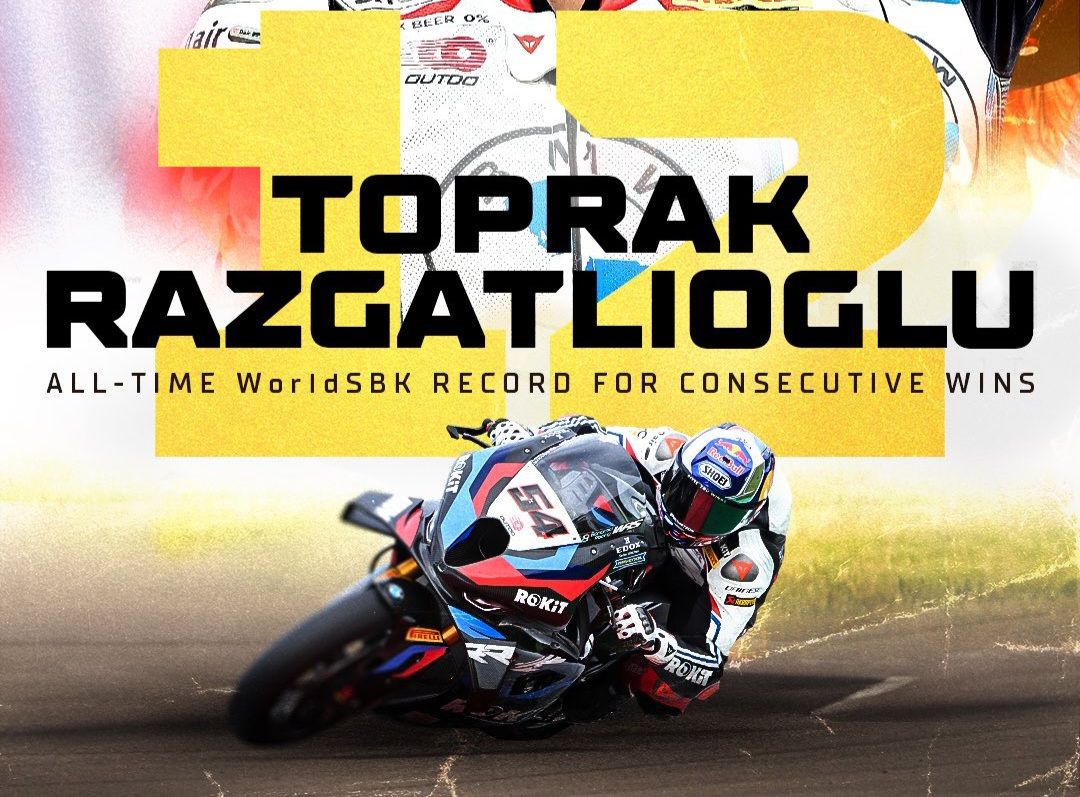 Toprak Razgatlioglu pecahkan rekor kemenangan terbanyak di WSBK.