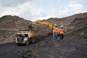 Kawasan tambang batu bara PT Indo Tambangraya Megah Tbk (ITMG) 