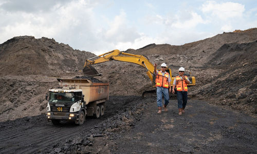 Kawasan tambang batu bara PT Indo Tambangraya Megah Tbk (ITMG) 