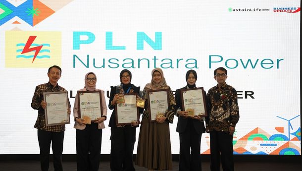 PLN Nusantara Power Raih 5 Penghargaan ESG Initiatives Award 2024