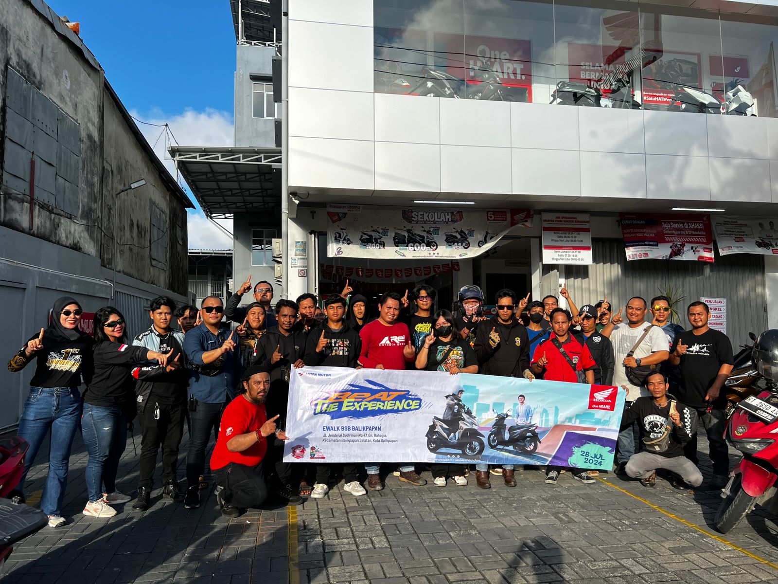 Beat Experience: Astra Motor Kaltim 1 Perkenalkan All New Honda Beat bersama komunitas Honda Balikpapan.