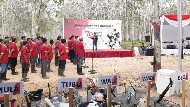 Lomba Sadap Karet, Tuhu Bangun Ingatkan SOP dan Budaya Planters