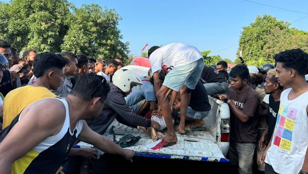 HUT RI ke-79 di Sikka Diwarnai dengan Laka Lantas di Wolomarang,1 Orang Meninggal Dunia