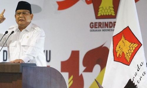 Ketua Umum Gerindra, Prabowo Subianto.