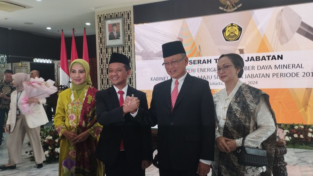 Bahlil Lahadalia dan Arifin Tasrif pada Senin, 19 Agustus 2024