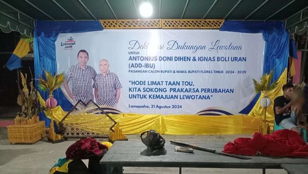 Calon Pemimpin Flores Timur, Anton Doni-Ignas Uran Deklarasi di Tiga Titik