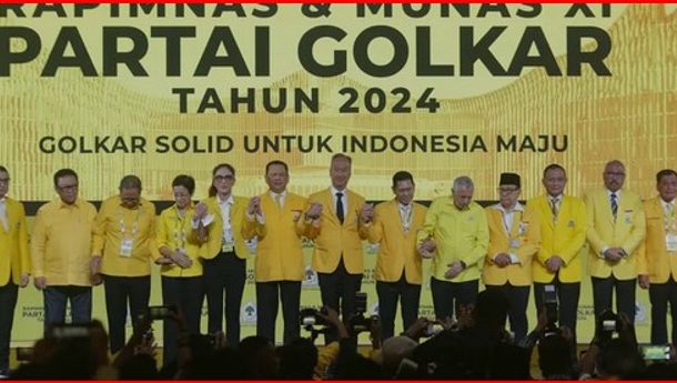 Rapimnas: AGK Puji Airlangga Hartarto Atas Prestasi 7 Tahun Pimpin Golkar