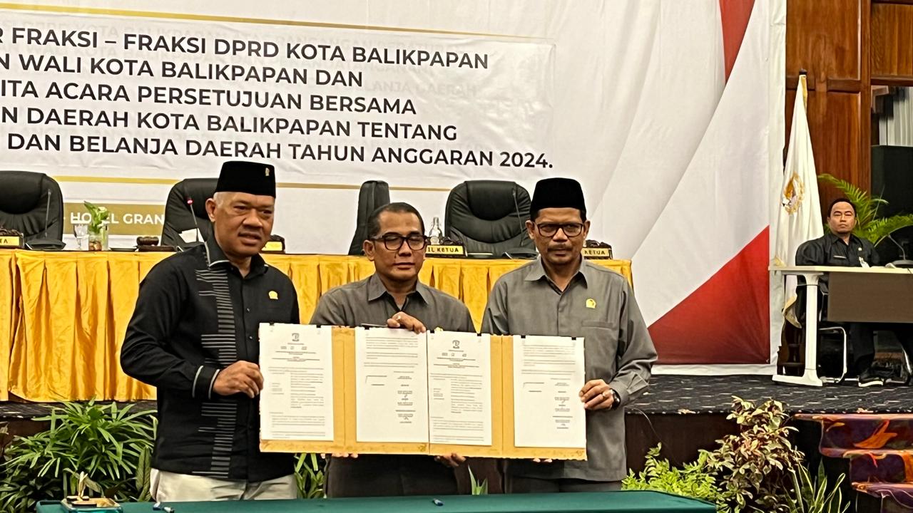 7 Fraksi DPRD Balikpapan Menyetujui Raperda APBD Perubahan 2024