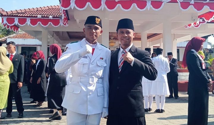 Azka Khoir Wibowo, Anggota Paskibraka Kabupaten Kulon Progo Penghafal Al-Qur’an