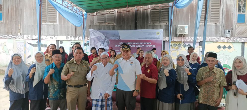 Prodi Arsitektur Universitas Sriwijaya, Kenalkan Eksistensi Kampung Perigi sebagai Heritage Palembang, Cocok untuk Berwisata Sejarah dan Kuliner