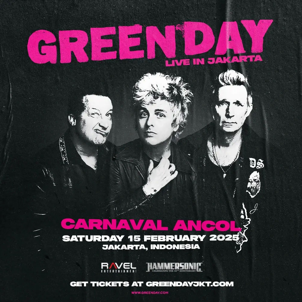 Konser Green Day di Jakarta.