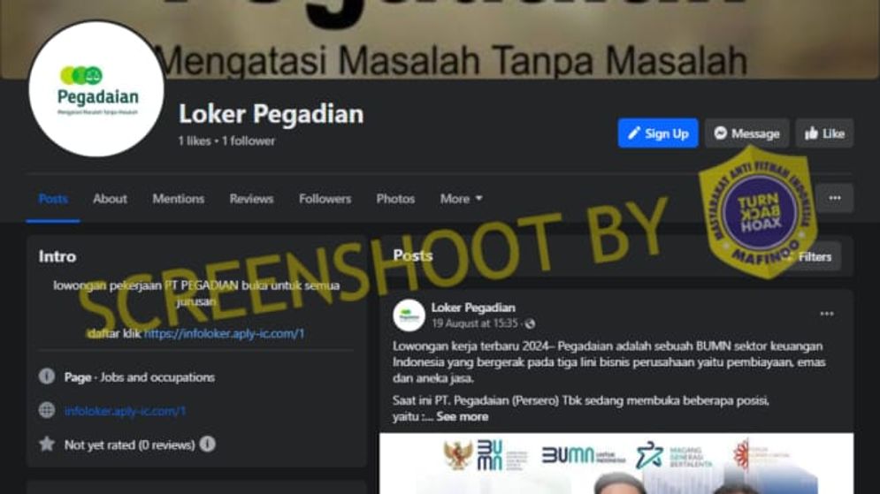 Waspada Penipuan! Loker Pegadaian