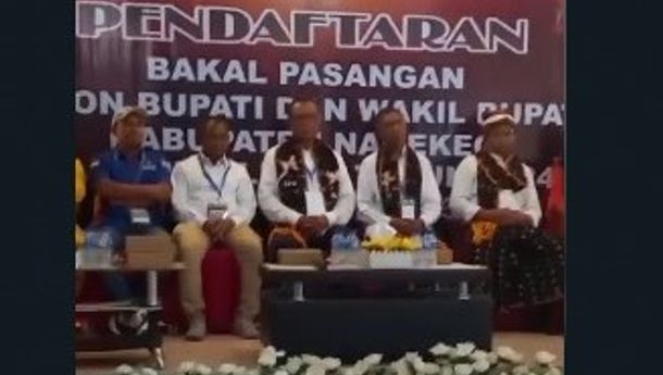 Diusung 'Partai Koaliasi Nagekeo Maju Plus' Don-Marianus atau Paket Yes Jilid 2 Mendaftar di KPU