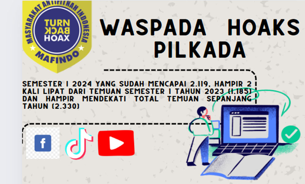 Mafindo Ingatkan Penyebaran Hoaks pada Pilkada, Simak Penjelasannya