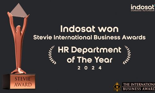 Indosat kembali meraih penghargaan di ajang bergengsi Stevie Awards 2024 untuk kategori HR Department of the Year