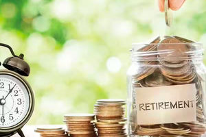 Ilustrasi menabung untuk pensiun dini.