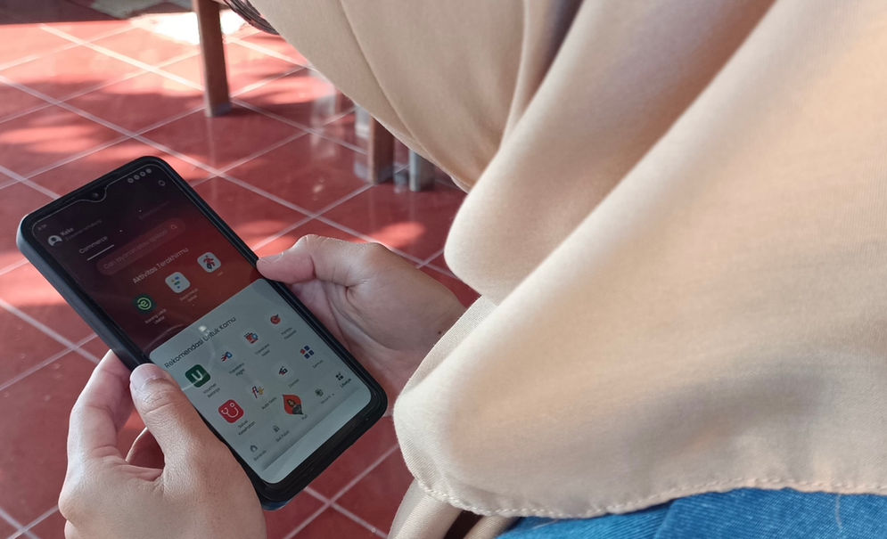 Ilustrasi saat menggunakan Super App MyTelkomsel