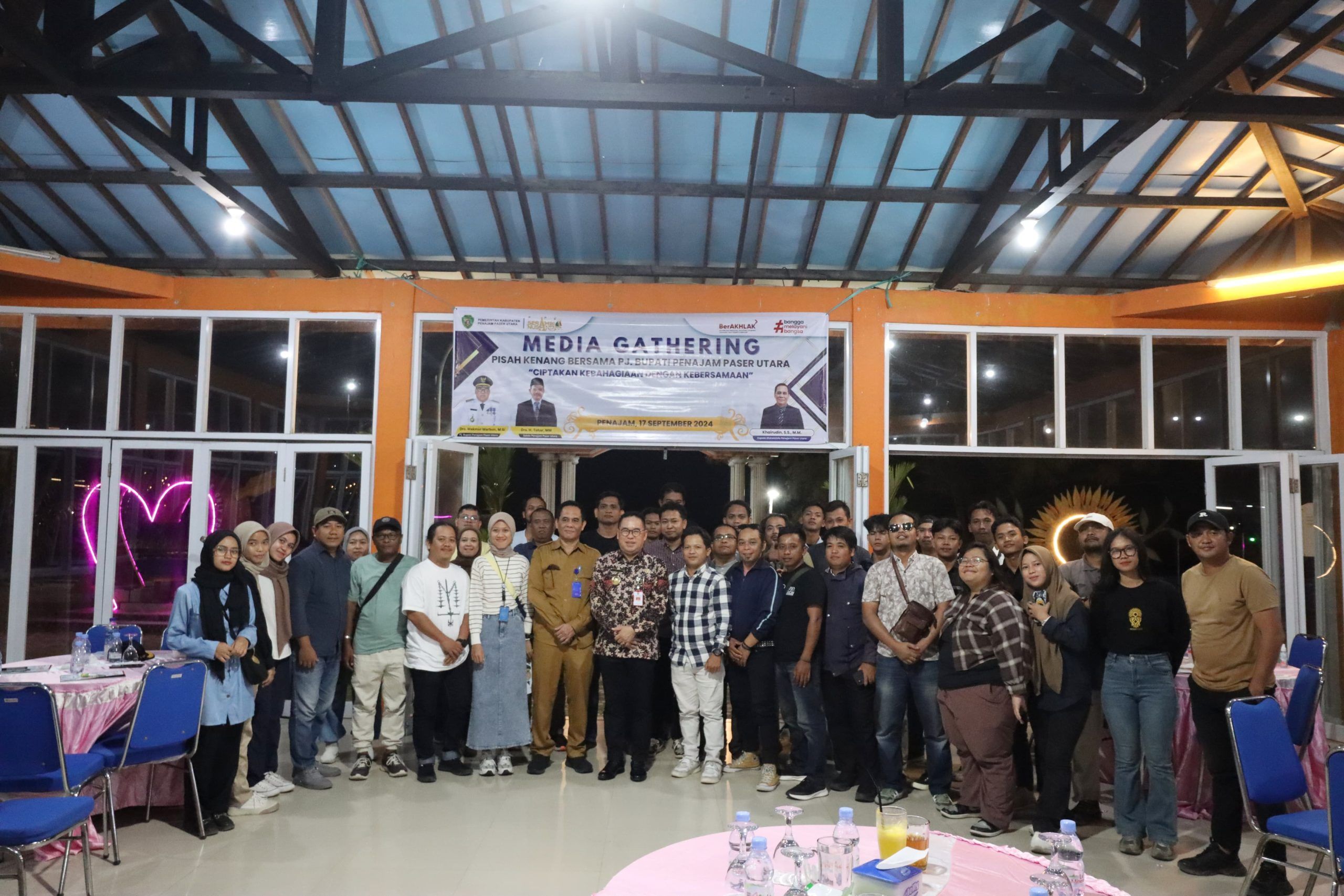 Diskominfo PPU Gelar Media Gathering Pisah Kenang Bersama Pj Bupati Makmur Marbun