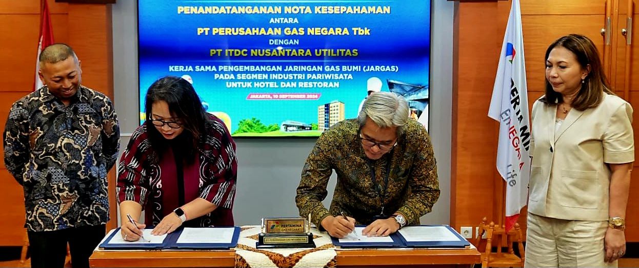 Rambah segmen industri pariwisata, PGN kerja sama dengan anak perusahaan ITDC Nusantara Utilitas (INU) awal September lalu 
