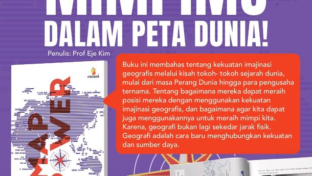 Resensi Buku: MAP POWER, Goreskan Mimpimu dalam Peta Dunia