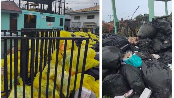 Mesin Pengolah Sampah Rusak, Sampah 'Menggunung' di TPS RS TC Hillers Maumere 