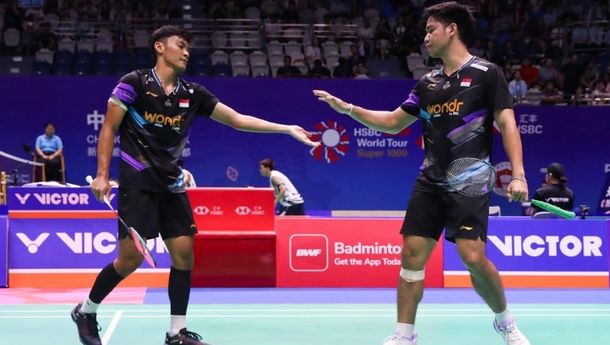 China Open 2024: Ganda Putra Indonesia Libas Unggulan Perta China