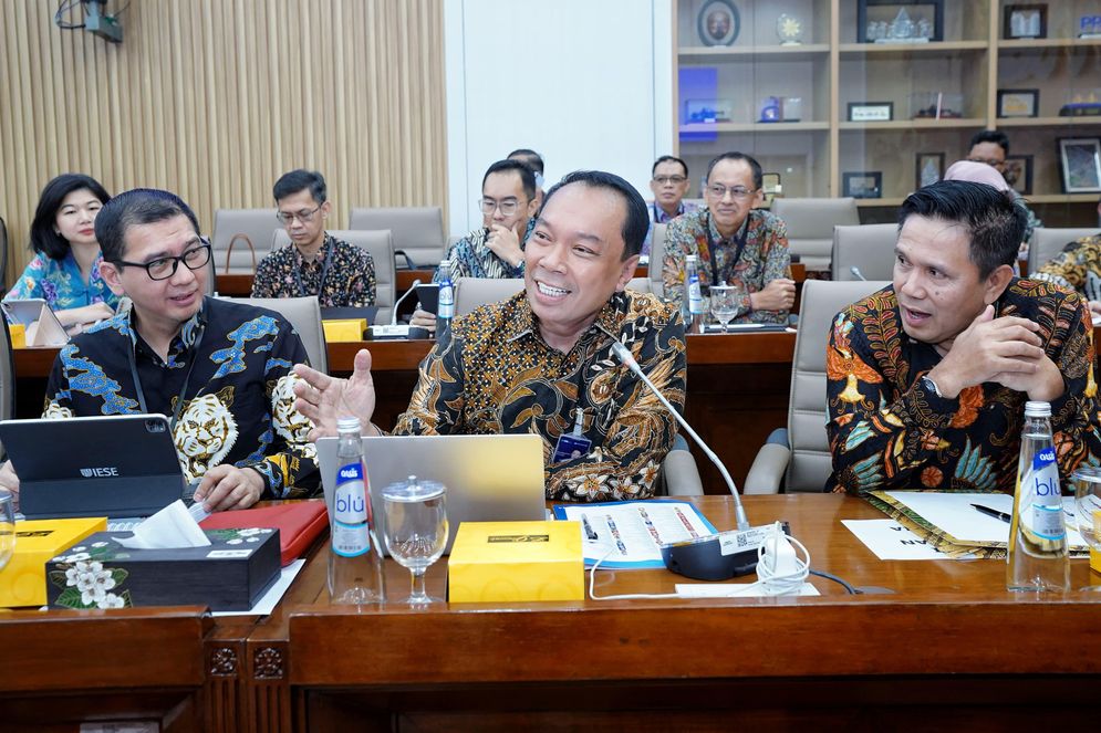 Direktur Utama Jasa Raharja, Rivan A. Purwantono, dalam Rapat Dengar Pendapat (RDP) antara IFG dengan Komisi VI DPR RI