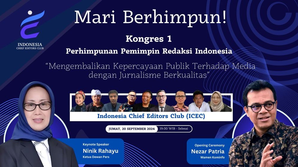 Kongres I ICEC, Wujudkan Jurnalisme Berkualitas dan Bertanggung Jawab