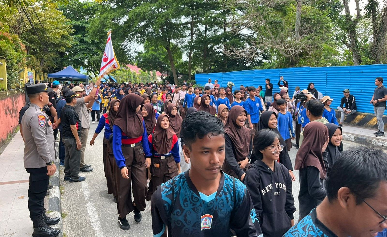 Pererat Silaturahmi, Gerakan Pramuka Kwarcab Balikpapan Gelar Jalan Sehat 