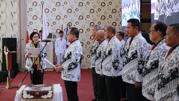 Pengurus Masa Bakti 2024-2029 Resmi Dilantik, PGRI Lampung Dituntut Berinovasi untuk Kemajuan Pendidikan