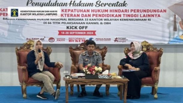  Kanwil Kemenkumham Bersama LBH SBL Penyuluhan Hukum Cegah Perundungan