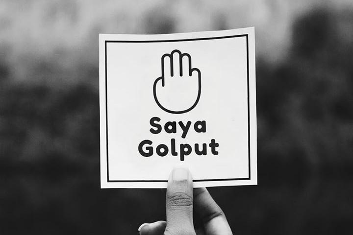 Ilustrasi golput.