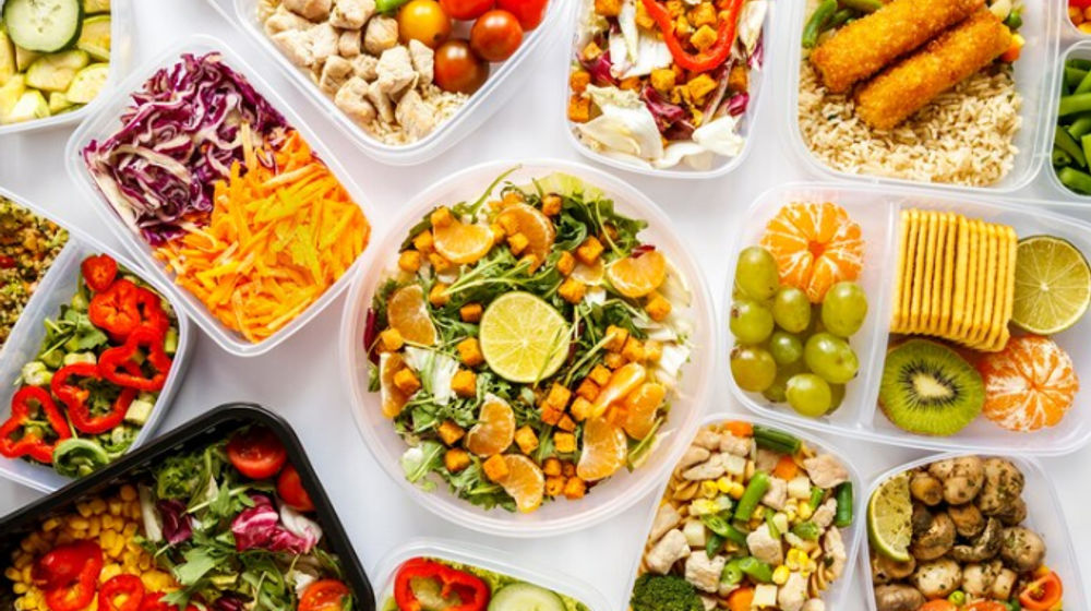 Ilustrasi makanan sehat.