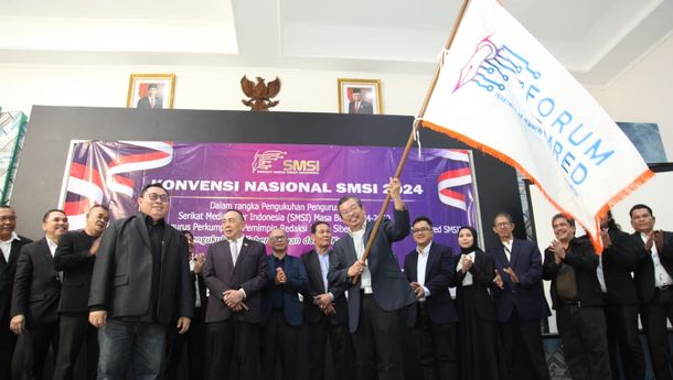 SMSI Kukuhkan Pengurus Forum Pemred 2024-2029, Jaga Jurnalisme Berkualitas