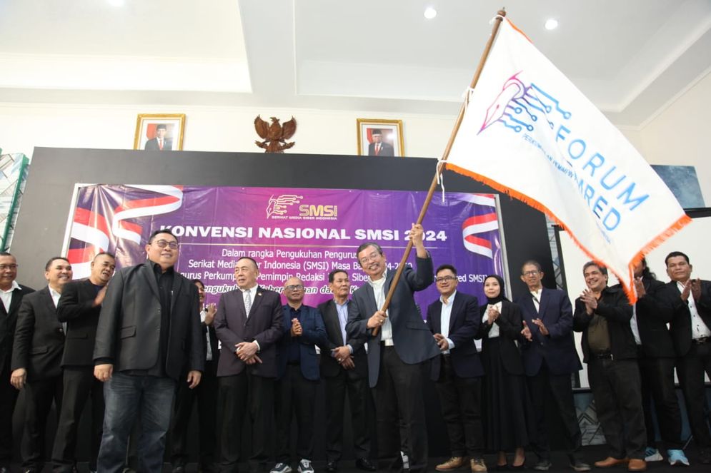 SMSI Kukuhkan Pengurus Forum Pemred 2024-2029, Jaga Jurnalisme Berkualitas