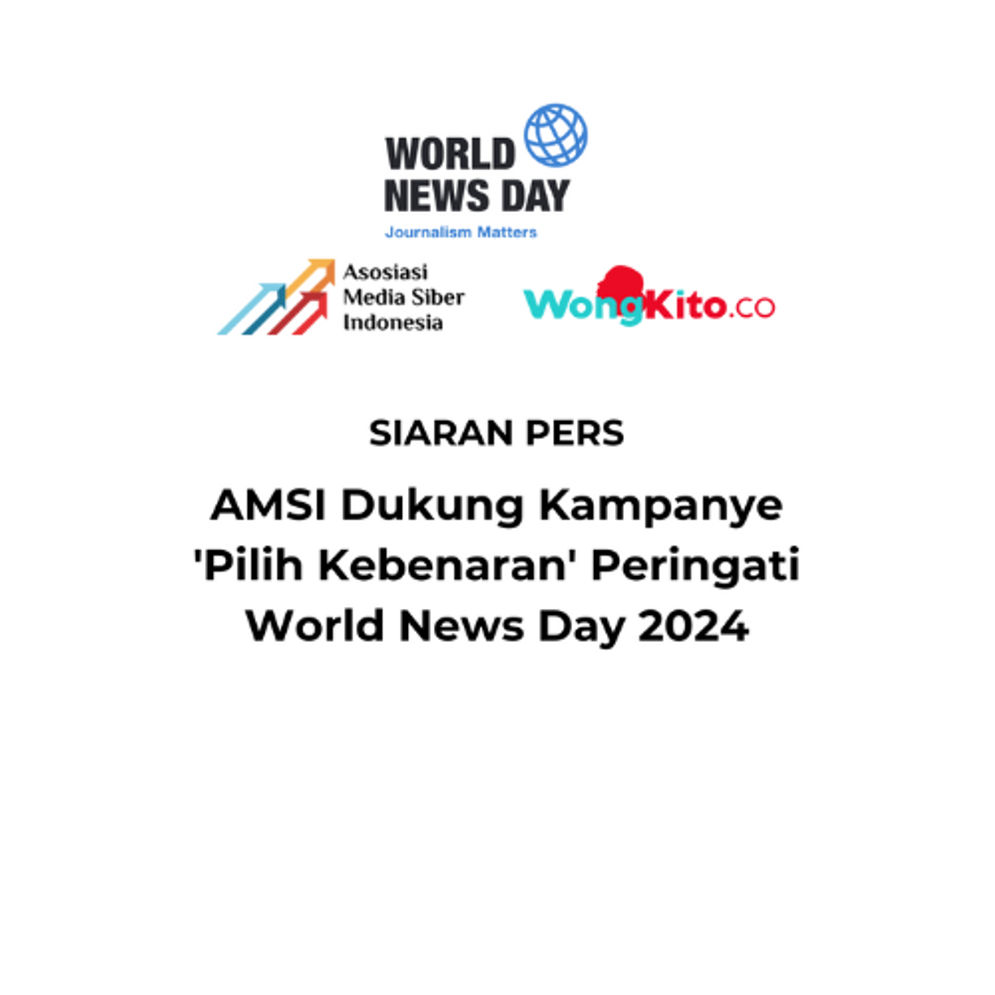 World News Day 2024: AMSI Dukung Kampanye Global Pilih Kebenaran