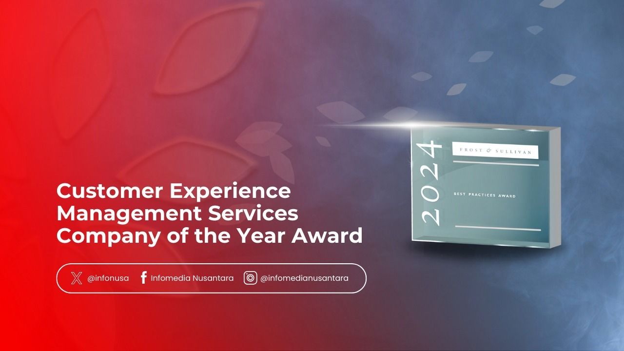 Infomedia dinobatkan sebagai Customer Experience Management Services Company of the Year 2024