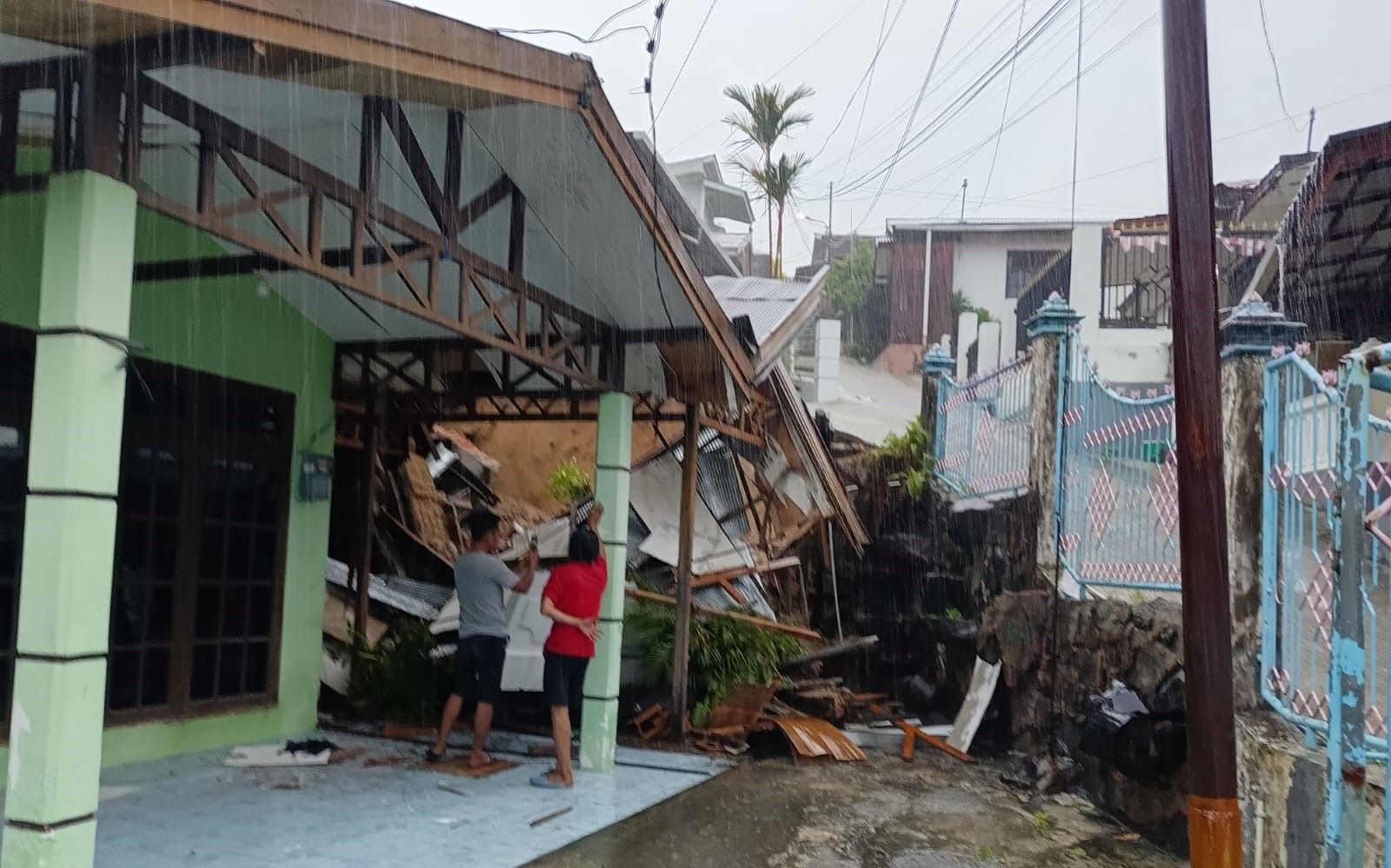 Hujan Lebat, Longsor Terjadi di 3 Titik Kota Balikpapan (Foto; Info Bencana Balikpapan)