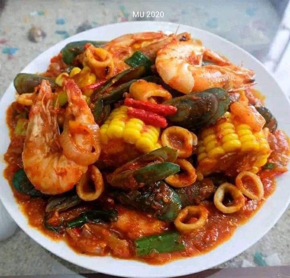 Seafood Saus Padang 