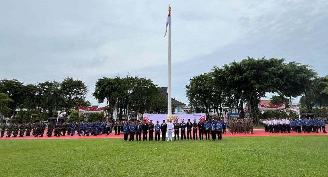 Upacara Hari Kesaktian Pancasila, Pjs Wali Kota Balikpapan Serukan Komitmen Menuju Indonesia Emas 2045