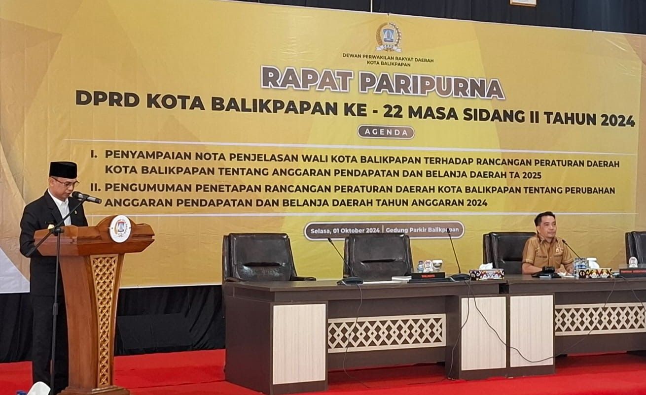 APBD Perubahan 2024 Ditetapkan, Paripurna Raperda APBD 2025 Mulai Diparipurnakan