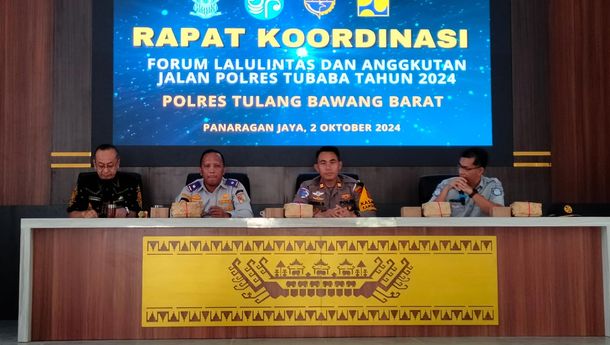 Jasa Raharja Inisiasi Rapat Forum Komunikasi Lalu Lintas Tulang Bawang Barat 