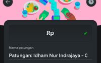 Ilustrasi fitur split bill di aplikasi Gopay.