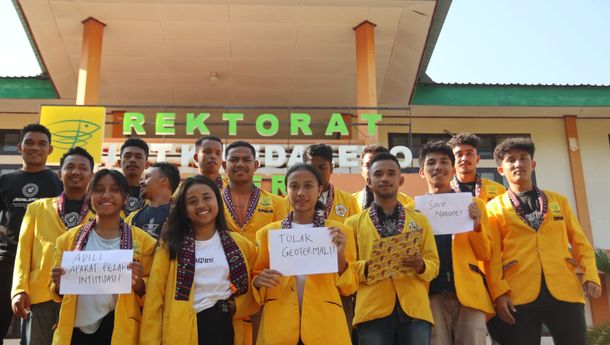 BEM IFTK dan Payuban Para Frater SVD Ledalero Asal Manggarai Desak Pemda Manggarai Hentikan Proyek Geothermal Poco Leok