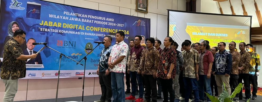 Tonggak Baru Industri Media Siber di Priangan, Pengurus AMSI Jabar 2024-2028 Resmi Dilantik