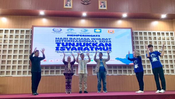 Dukung Setaranya Hak dan Bahasa Isyarat, Perayaan HBII  2024 Dibuka Langsung Pjs Walikota Bandar Lampung